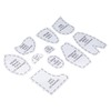 Yosoo Health Gear 10PCS Memory Teddy Bear Sewing Templates, Memory