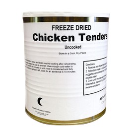 Canned Meat. Dehydrated Canned Meat for Long Term Food Storage and Emergency Preparedness Kits. (Chicken Tenders)