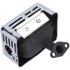 Muffler Exhaust Assembly Fit Metal Silencer Accessory Set Kit with