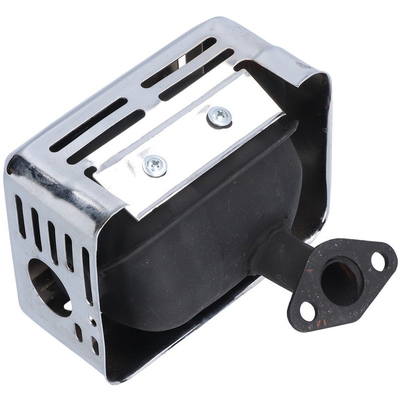 Muffler Exhaust Assembly Fit Metal Silencer Accessory Set Kit with