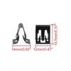 sourcing map 10Stk. Armaturenbrett Halter Konsole Instrumententafel Metallclips 14 x