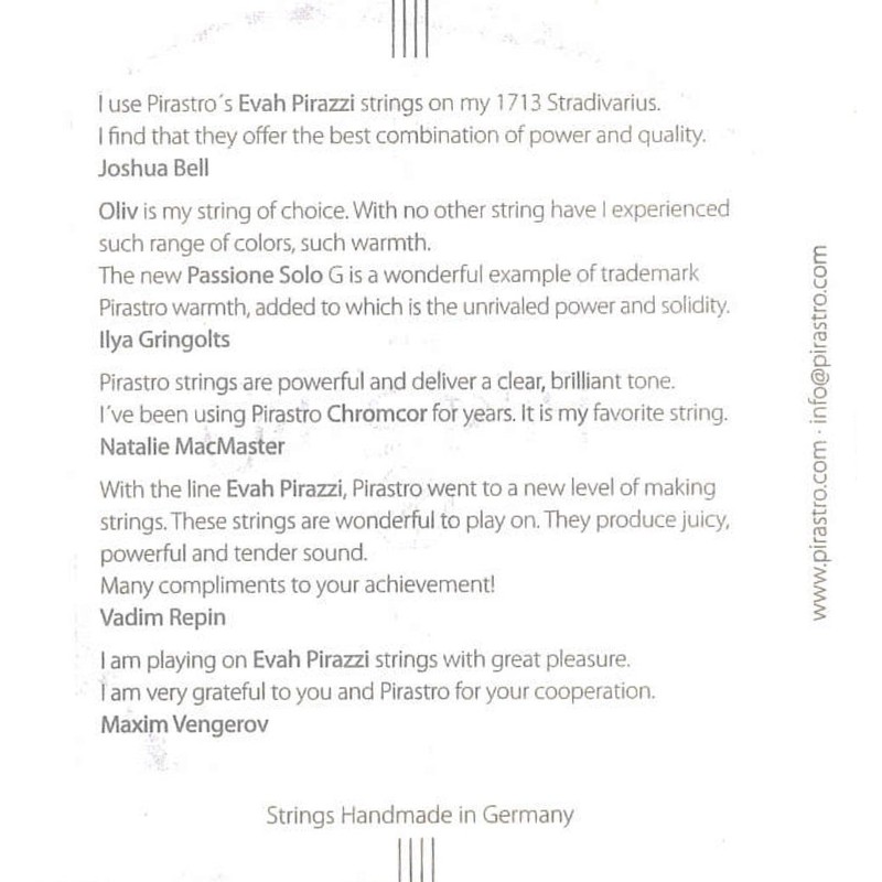 pirastrogold Gold Violin Strings eadg Set