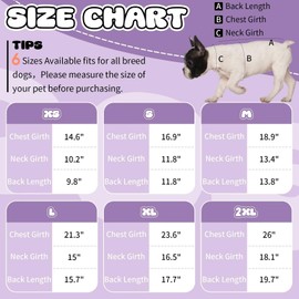 IDOMIK Dog Pajamas,Soft Dog Pjs Clothes with Zipper,Breathble Dog Shirts for Boys Girls,Dog Apparel Shirt Onesie,Dog Recovery Suit for Small Medium Large Dogs,Dog Anxiety Relief Onesies Purple,XL