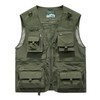 Men's & Youth Outdoor Fishing Vest,Army Green Work Safari Travel