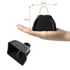 12 PCS Metal Cowbell with Handle, FOVERN1 Black Cowbell Bulk