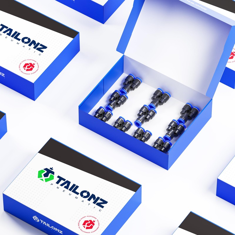 TAILONZ PNEUMATIC Blue Y spliter 3 Ways - 8MM Tube