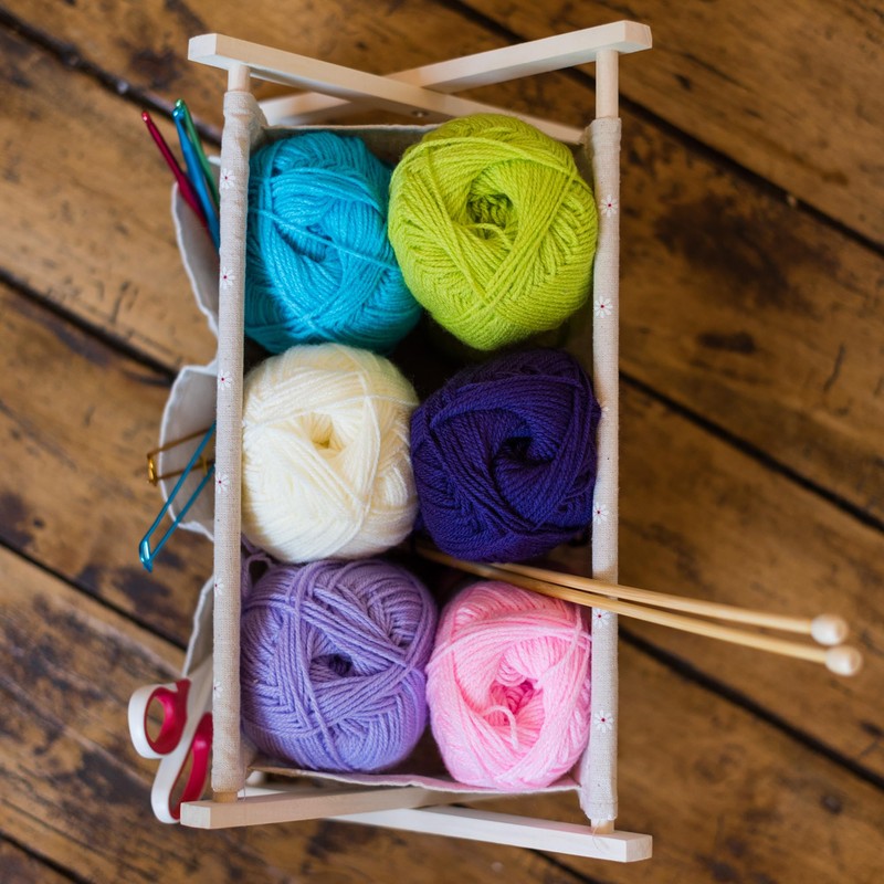 Korbond Yarn - Bright Green - 2 x 100g Acrylic