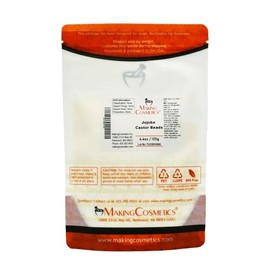 MakingCosmetics - Jojoba Castor Beads Exfoliants - 4.4oz / 125g - Cosmetic Ingredient