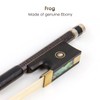 Kmise Z4700 Braided Carbon Fiber Violin Bow 4/4 Pro Violin