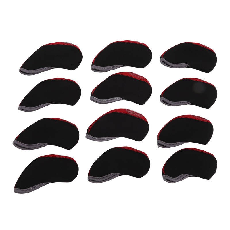 12 Pcs Golf Iron Head Cover Set Club Headcover Set