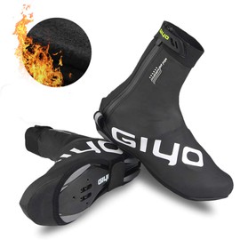 Lixada Winter Overshoes with Lock Waterproof Windproof Shoes Protector Warm Thermal Fleece Shoe Cover for Men and Women Cycling MTB Road Bike M-3XL