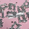 Wixine 20Pcs Singer Sewing Machine Charms Antique Silver Tone 22