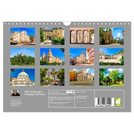 Bad Wildungen, Kurstadt mit Herz (Wandkalender 2026 DIN A4 quer), CALVENDO Monatskalender