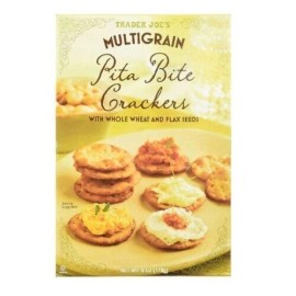Trader Joe's 2 Packs Trader Joe's Multigrain Pita Bite Crackers 6 oz Each Pack