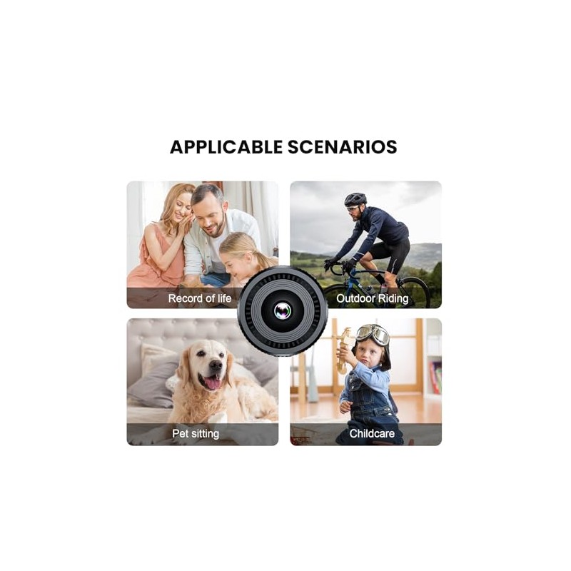 Hszsxjk Mini C?mara, Hd 1080 Mini C?mara de Seguridad