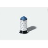 Alessi Salt Shaker, Blue, Stainless Steel, 6.5 x 7 x