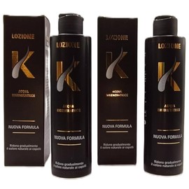 Stop Shampoo for White and Grey Hair - K Lotion with Enhanced Formula 2 x 200ml Bottles