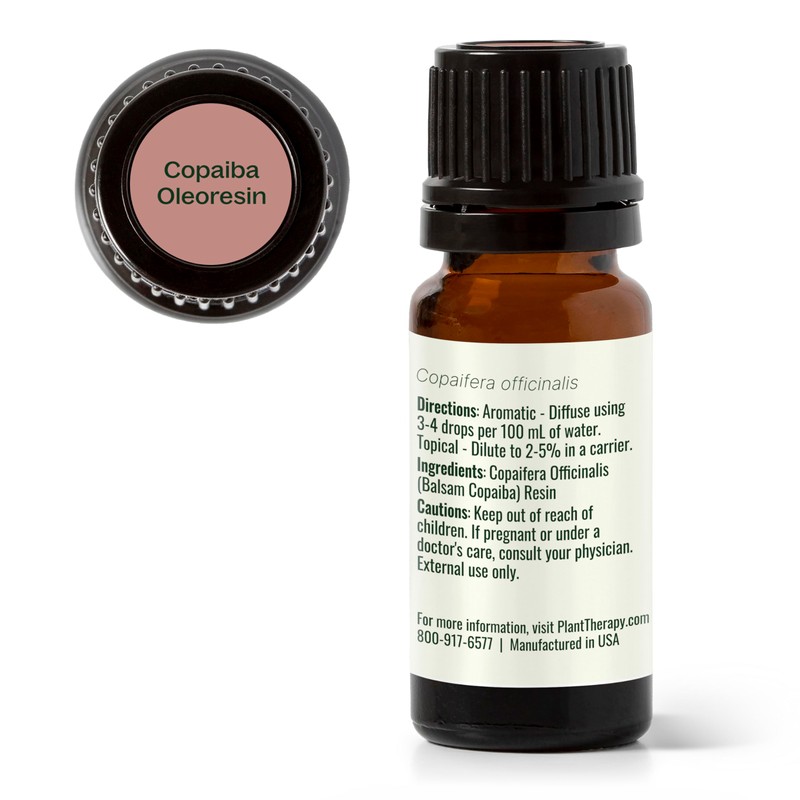 Plant Therapy Copaiba Oleoresin 10 mL (1/3 oz) 100% Pure,