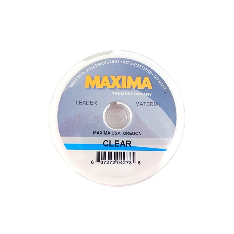 Maxima Fishing Line Leader Wheel, Clear, 20-Pound, 27-Yard