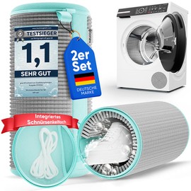 Shoe Wash Bag Washing Machine Pack of 2 - Laundry Bag Shoes - Washing Bag Shoes - Shoe Bag Washing Machine (2 Pieces - Grey)