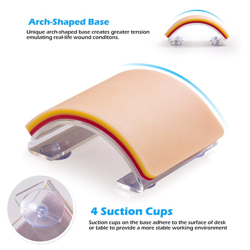 Medarchitect Premium Suture Skills Trainer for educational use only including