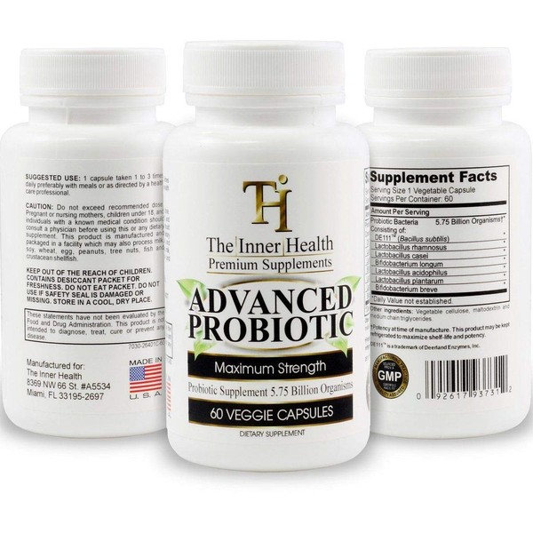 The Inner Health Advanced Probiotics for Women & Men to