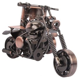 Motorcycle Pen Holder, Handmade Vintage Motorcycle Model, Movable Wheel, Desktop Decoration, for Desk Decoration, Ornaments, Office, Home, Desktop Decor, Harley Fans