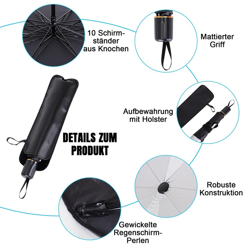 Cfcyhla 140 x 80 cm Large Car Parasol, Sun Protection