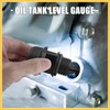 BULLSPANN Oil Tank Level Gauge Plastic Black GY6 125 Oil
