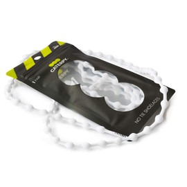 Caterpy RUN - Ultimate No Tie Shoelaces for Adults & Kids - Versatile & Easy-to-Use Shoe Laces - Silky White, Small, Single Pack