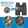 BNISE Binoculars for Adults, 10X42 Roof Prism Low Light Vision
