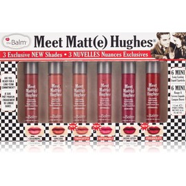 theBalm- Conoce los labiales líquidos de larga duración en miniatura Vol. 14 de Matt(e) Hughes, 6 unidades                                            