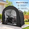 Portable Outdoor Bike Storage Tent, 210D Oxford Cloth Bicycle &