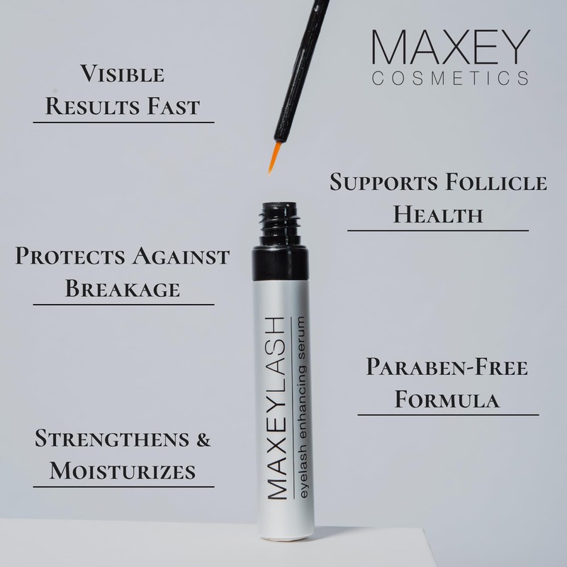 MaxeyLash Eyelash Enhancing Serum – Daily Lash Treatment for the