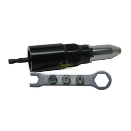 Rivet Gun Tool Adapter for Cordless Drill Attachment Rivets Puller Bryke Fasteners