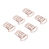 100pcs Paper Clips Innovative Cute Rose Coffee Cup Shape Reusable