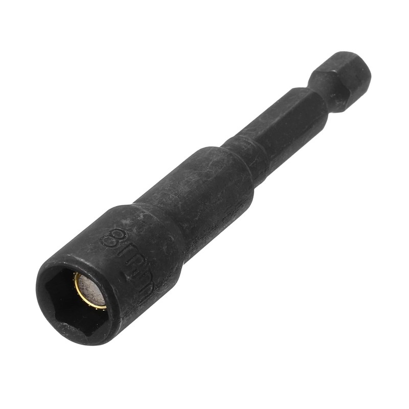 sourcing map Magnetic Nut Driver 8mm Hex Drive Socket CR-V