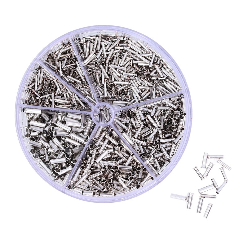1900Pcs Wire Ferrule Non Insulated 0.52.5mm Connector Crimp Terminal 1422
