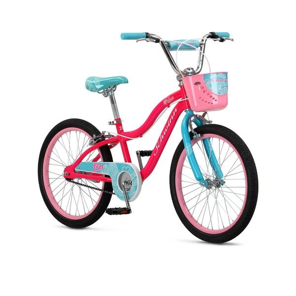 Schwinn Koen & Elm Toddler and Kids Bike, For Girls and Boys, 20-Inch Wheels, BMX Style, Kickstand Included, Chain Guard and Front Basket, Pink