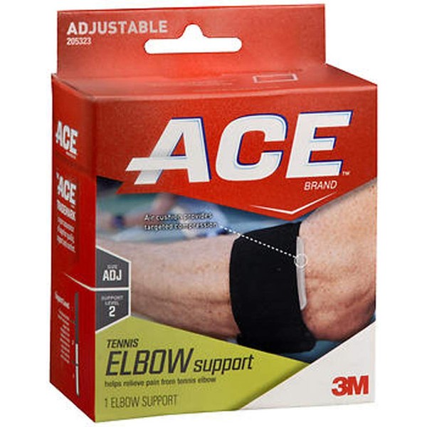 Ace Tennis Elbow Support Size 1ea Ace Tennis Elbow Support One Size Fits All 1ea