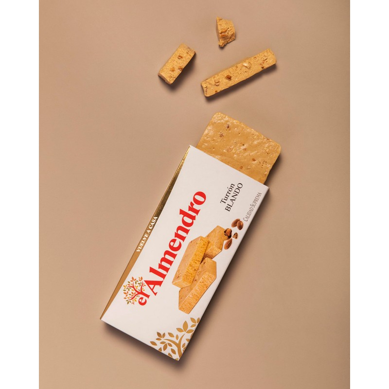 El Almendro Turrones, Turron Blando Nougat Christmas Candy, Creamy Almond