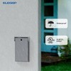 ELEGRP Vertical Outdoor Cover for Decotative Receptacles, Weatherproof Wall Plate,