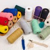 Uiopa Macrame Cord 1.5mm x 100m, Thick Rope Yarn Natural