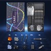 CareGames Steel Tip Darts Set Professional 24g with Carrying case,Aluminium