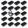 Goodma 20 Pieces Rectangular Metal Empty Hinged Tins Containers Basic