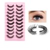 Eyelashes False Lashes Natural Look Transparent Band Eyelash Strips Eyelashes