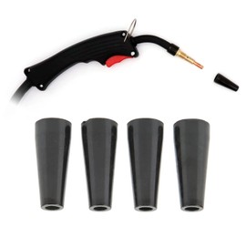 4PCS Flux Core Gasless Nozzle,Self Protection Welding Parts 100L MIG Welder Accessories Gasless Replacement Nozzles
