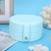 Jewelry Box PU Portable Multi Functional Jewelry Ring Earrings Storage