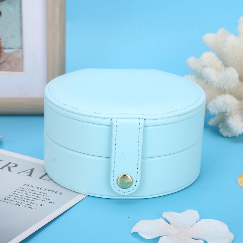 Jewelry Box PU Portable Multi Functional Jewelry Ring Earrings Storage
