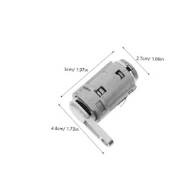 CIYODO 1 Set Front Left Door Lock Stainless Steel Vehicle Door Lock Cylinder Cylinder Lock Door Lock Cylinder for Car Silver